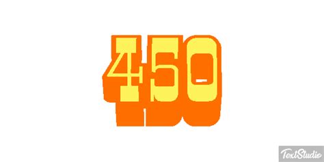 450 Number Animated  Logo Designs