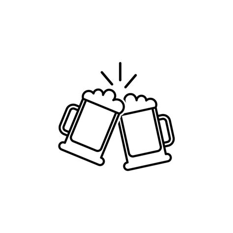 beer mugs vector icon 22767039 Vector Art at Vecteezy