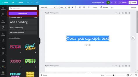 How Do You Fill A Text Box In Canva Websitebuilderinsider