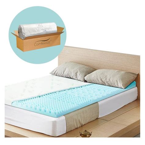 Queen Size Comfeezzz Memory Foam Mattress Topper Mattress Toppers Cool