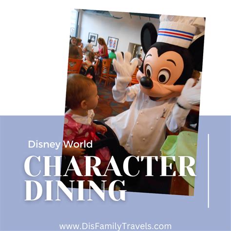 Disney World character dining guide