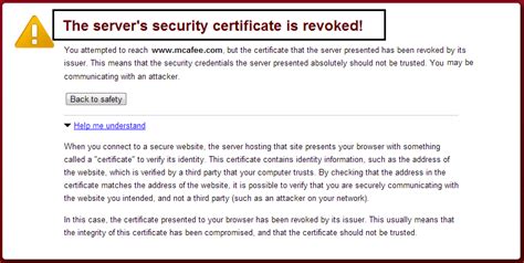 How To Fix Server S Certificate Has Been Revoked In Chrome Techcult