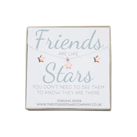 Yellow Gold Vermeil Quote Earrings – Friends Are Like Stars, You Dont