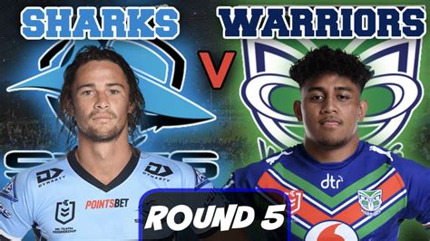 Cronulla Sharks Vs New Zealand Warriors NRL ROUND 5 Live Stream