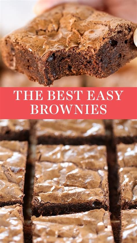 Quick & Easy Brownies Recipe - 1-Bowl Recipe!