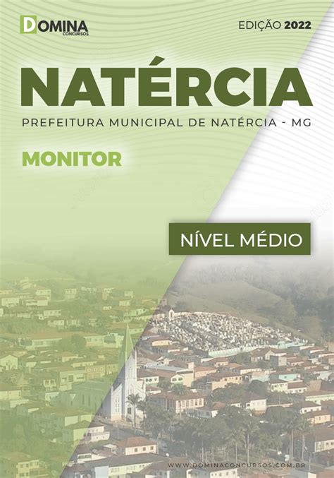 Apostila Digital Concurso Pref Natércia Mg 2022 Monitor