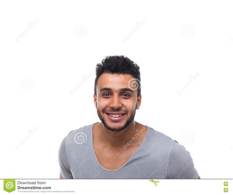 Casual Man Happy Smile Young Stock Photo Image Of Beard Model 73650164