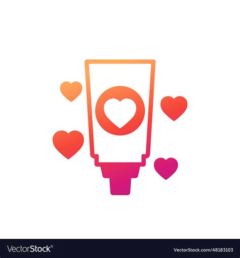 Lubricant For Sex Lube Or Intimate Gel Icon Vector Image