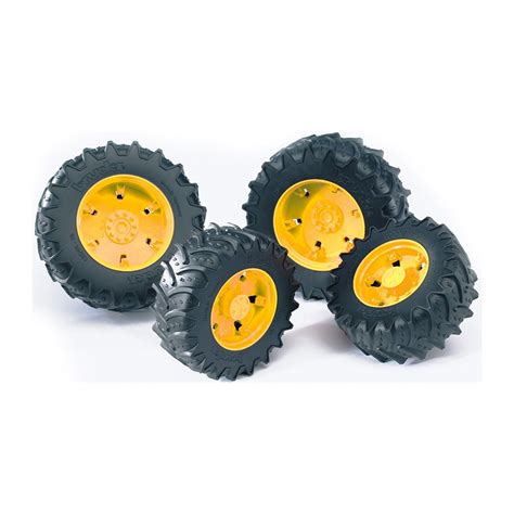 Аксессуары Bruder K: Шины для системы сдвоенных колёс с жёлтыми дисками ...