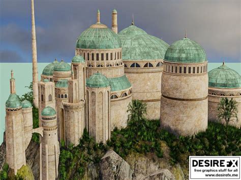 Desire Fx D Models Theed Royal Palace Naboo Star Wars D Model