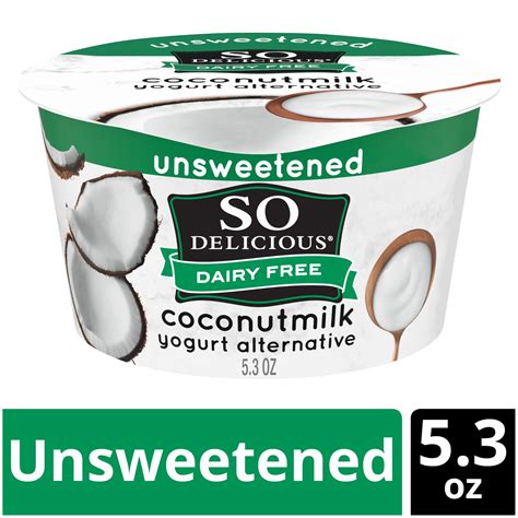 So Delicious Dairy Free Unsweetened Plain Coconut Milk Yogurt 53 Oz