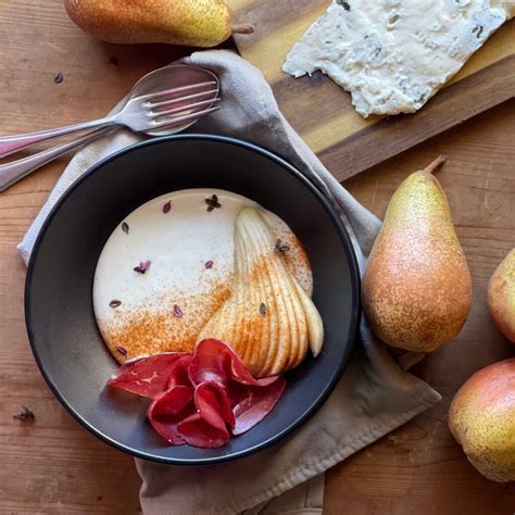 Crema Al Gorgonzola Con Pere E Bresaola La Luna Sul Cucchiaio