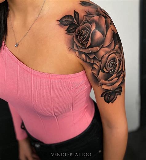 Tattoos Shoulder Tattoos For Women Rose Tattoos For Women Tattoos