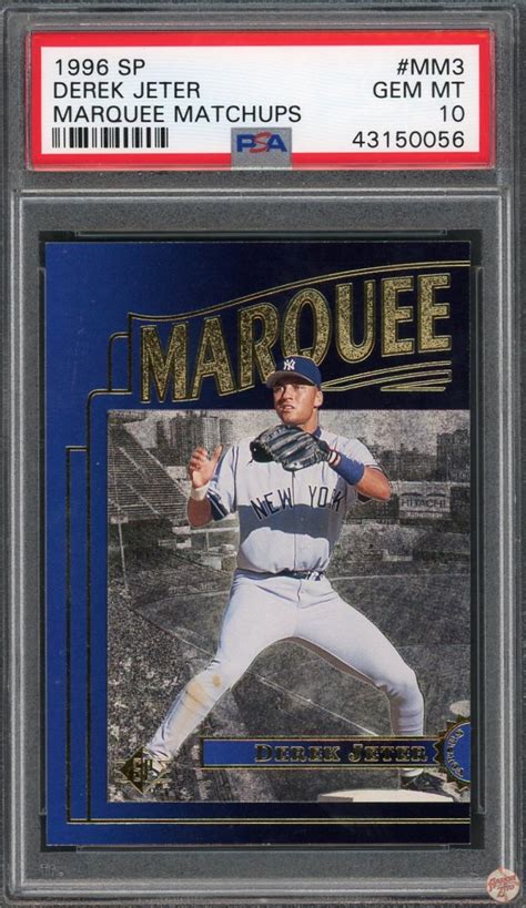 Sp Derek Jeter Marquee Matchups Mm Psa Pop Aaron