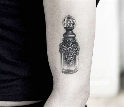 Perfume Bottle Tattoo Designs