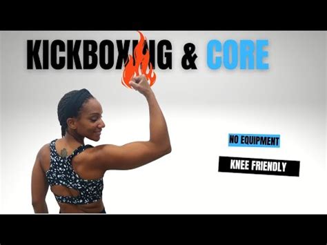 FAT BURNING CARDIO KICKBOXING CORE WORKOUT KNEE FRIENDLY NO