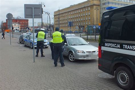 Akcja S U B Przy Dworcu Bydgoszcz G Wna Celem Bydgoskie Taks Wki Na