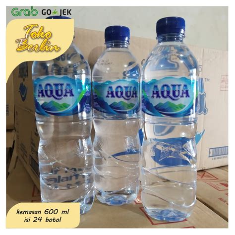 Jual Aqua 600 Ml Isi 24 Botol Air Minum Mineral Shopee Indonesia