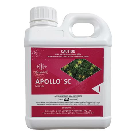 Colin Campbell Chemicals Apollo Sc Miticide And Ovicide Fernland