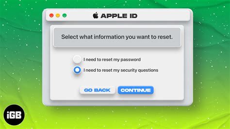 How To Change Apple Id Security Questions Igeeksblog