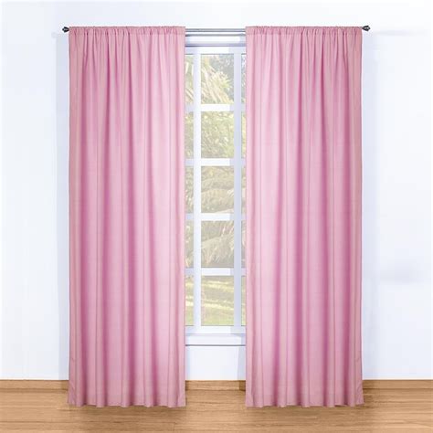 Cortinas Decoración Sweet Transparencia Media Color Rosa Mercado Libre