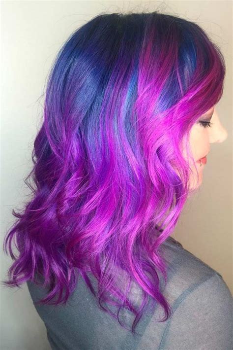 Best Purple And Blue Hair Looks | Blue hair, Purple hair, Bright hair