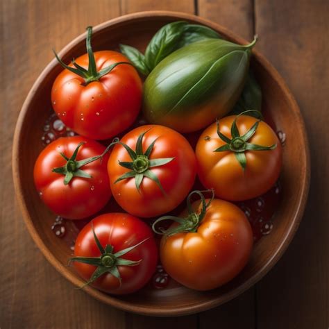 Premium Photo Fresh Red Tomatoes