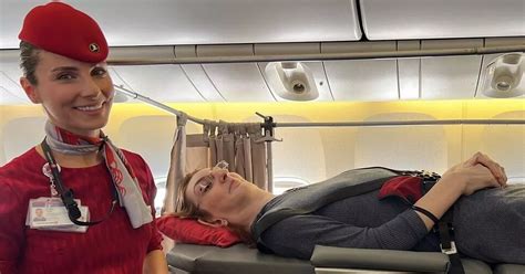 World S Tallest Woman Goes On First Flight As Airline Rips Out Six