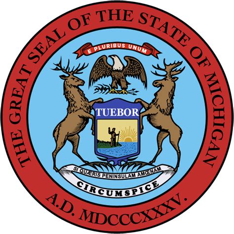 File:Seal of Michigan.png - Ballotpedia