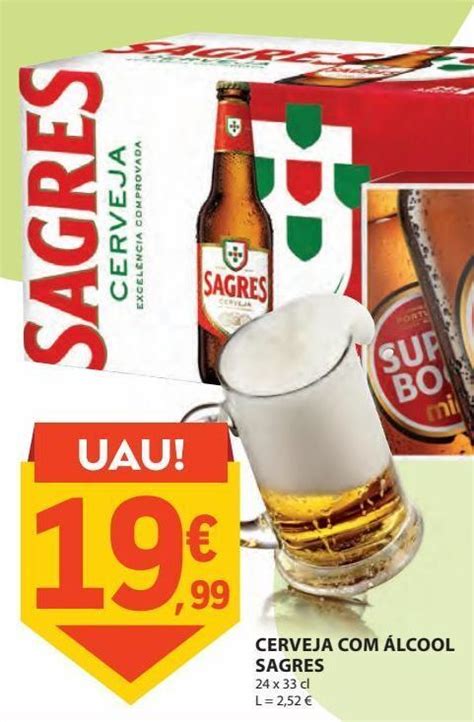 Promoção Cerveja sagres em E Leclerc