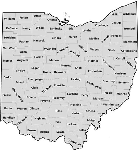 Map Of Ohio Townships Aloise Marcella