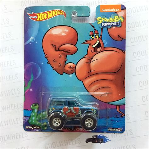 Hot Wheels 2015 Pop Culture SpongeBob SquarePants 67 Ford Bronco Shopee Malaysia