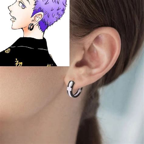 Tokyo Revengers Earrings Takashi Mitsuya Earrings Anime Etsy