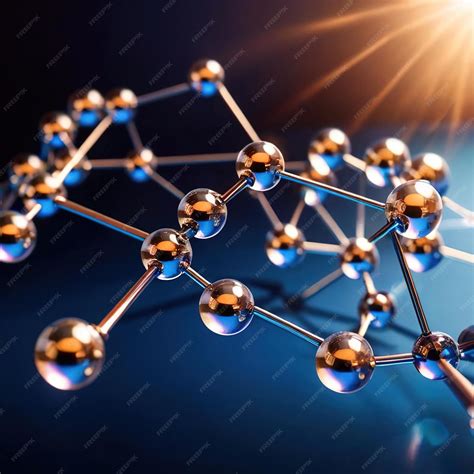 Quimica Molecular - Modelo de representación química de la estructura molecular de la ...