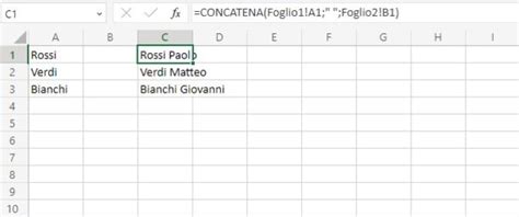 Come Unire Due Colonne Excel Salvatore Aranzulla