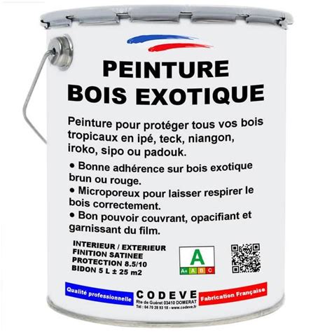 Peinture Bois Exotique Pot L Codeve Bois Blanc S Curit