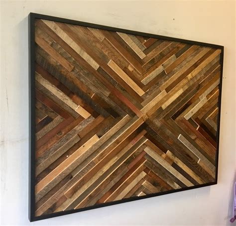 Reclaimed Barn Wood Wall Art X Pattern FREE SHIPPING Etsy