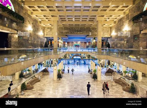 Interior Of The Koryo Hotel Pyongyang Democratic Peoples Republic Of