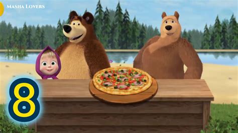 Masha And The Bear Pizzeria Game Android Pizza Maker Game Part 8 Youtube