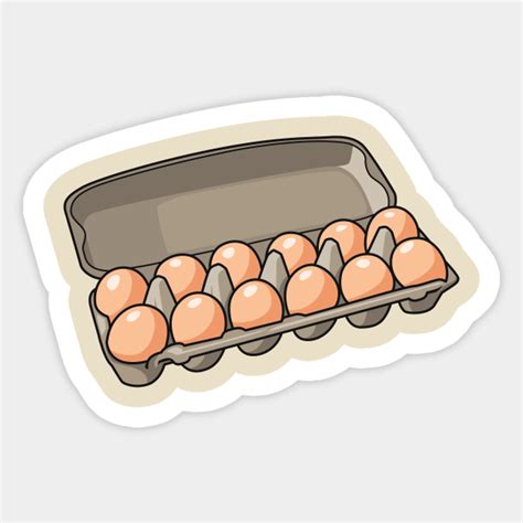 Egg Carton Cartoon Illustration Egg Carton Cartoon Illustration