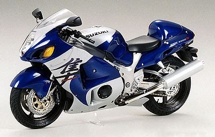 Suzuki Gsx R Hayabusa Bike Plastic Model Motorcycle Kit Scale