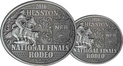 Hesston National Finals Rodeo Belt Buckles