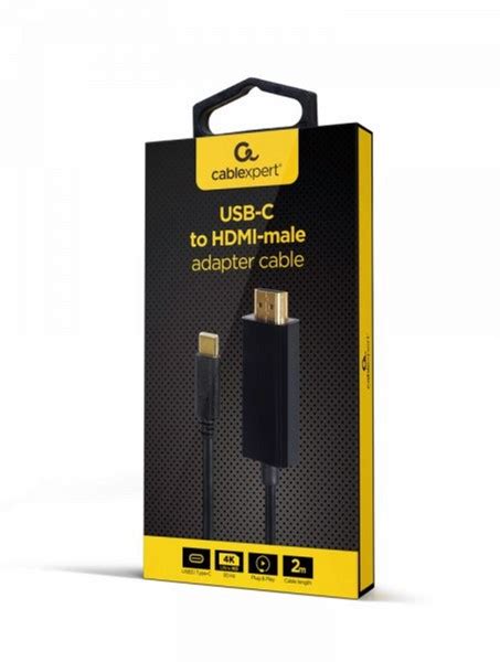 Кабель Cablexpert USB C на HDMI A CM HDMIM 01 фото відгуки