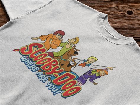 Men S Scooby Doo Vintage Classic Cartoon T Shirt Scooby Etsy