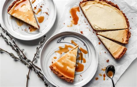 Einfach und schnell Cremiger Käsekuchen mit Keksboden