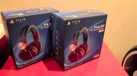 Unboxing Ps3 Pulse Wireless Headset فتح قراطيس سماعات سوني Youtube