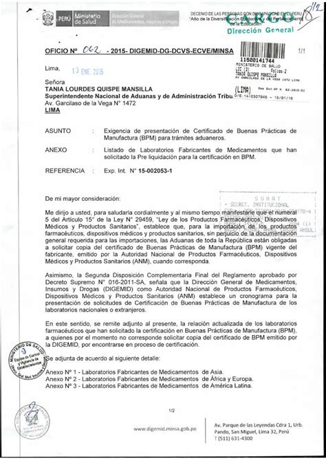 PDF a solicitar copia del certificado de Buenas Prácticas de