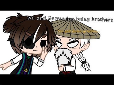 Garmadon And Wu Being Brothers Ninjago Skit Gacha Club Skit Youtube