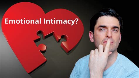 Emotional Intimacy The Missing Piece To Many Relationships Youtube