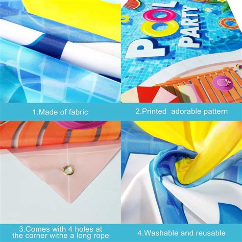 Buy Katchon Xtralarge Pool Party Banner X Inch Pool Party